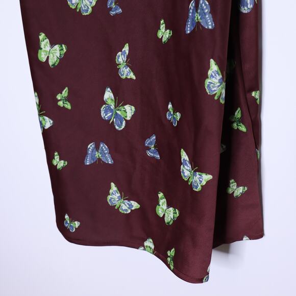 URBAN OUTFITTERS Mallory Butterfly Mini Slip Dress Spaghetti Strap Women's S - Picture 6 of 12